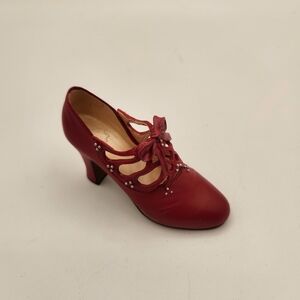 Just The Right Shoe Charisma Red Cutout Bow Dress Shoe Figurine